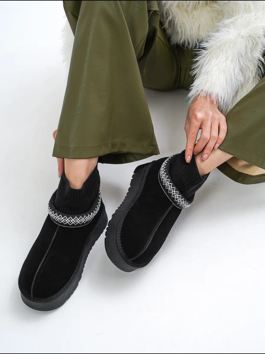 Угги зимние на платформе