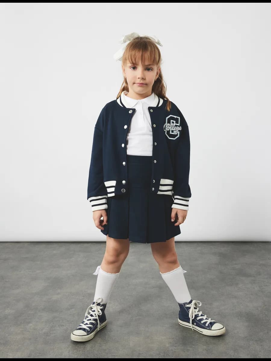 Школьная юбка плиссированная со средней посадкой - фото 1