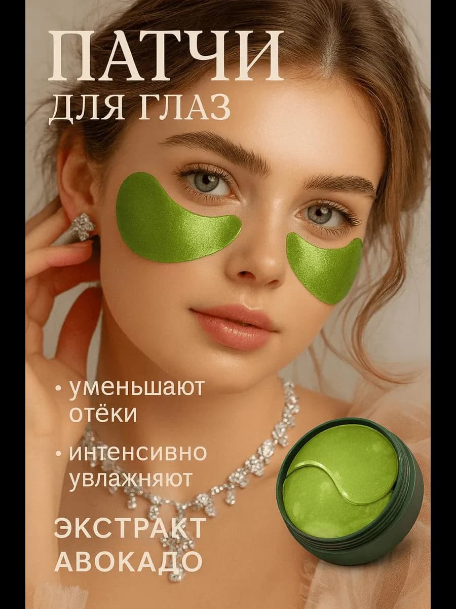 Патчи для глаз от отеков и мешков