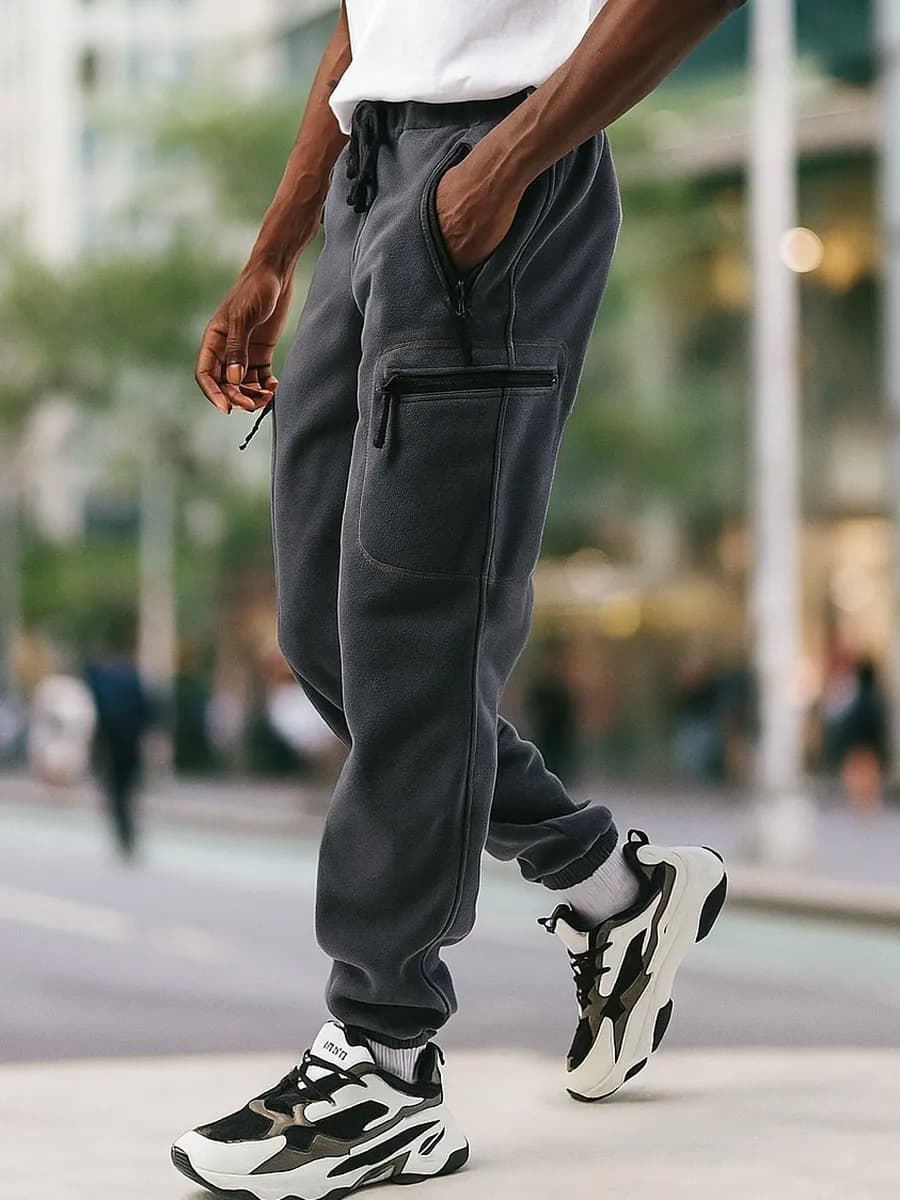 Брюки спортивные флисовые зимние