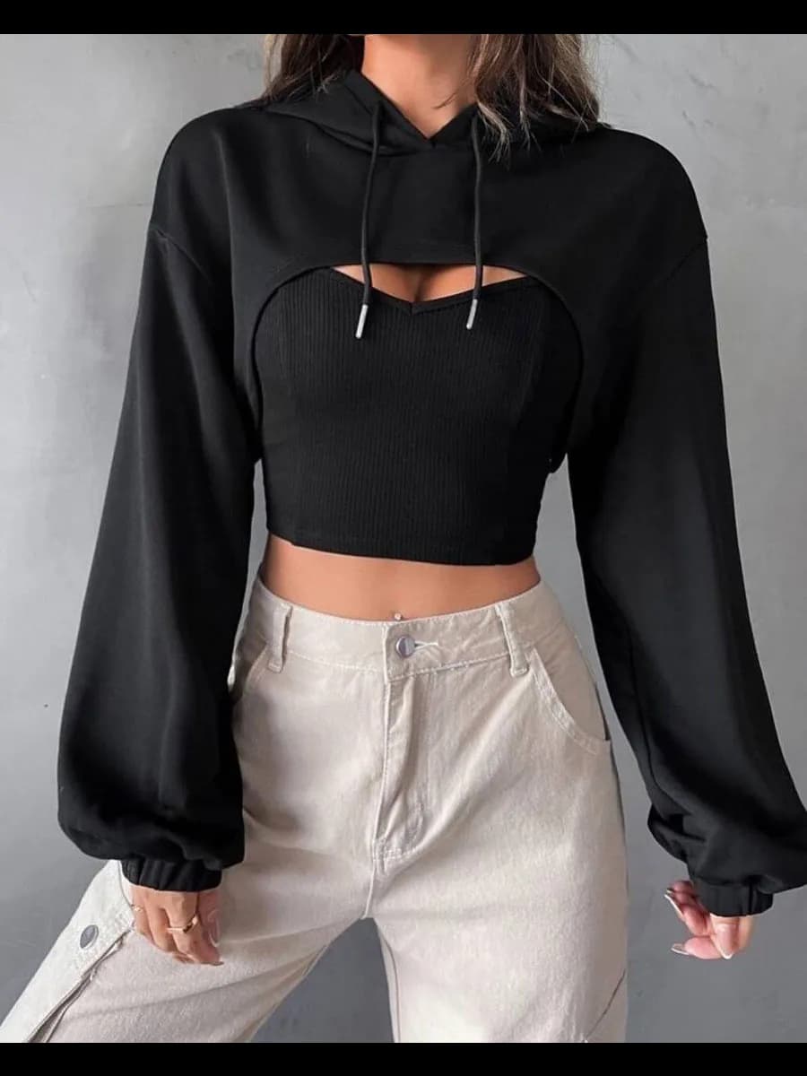 Худи и топик комплект