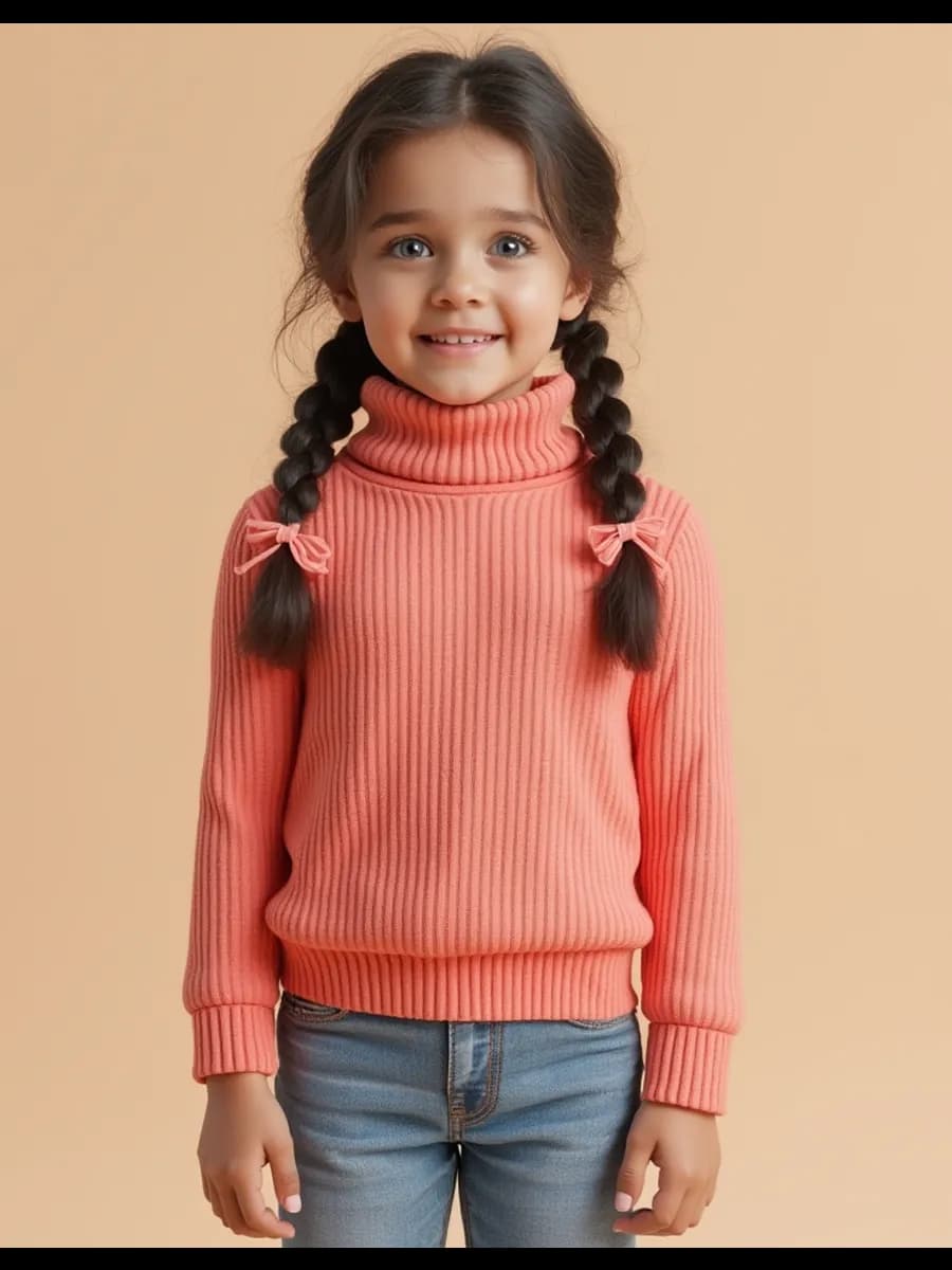 Водолазка 4 - 10 лет врубчик без начеса