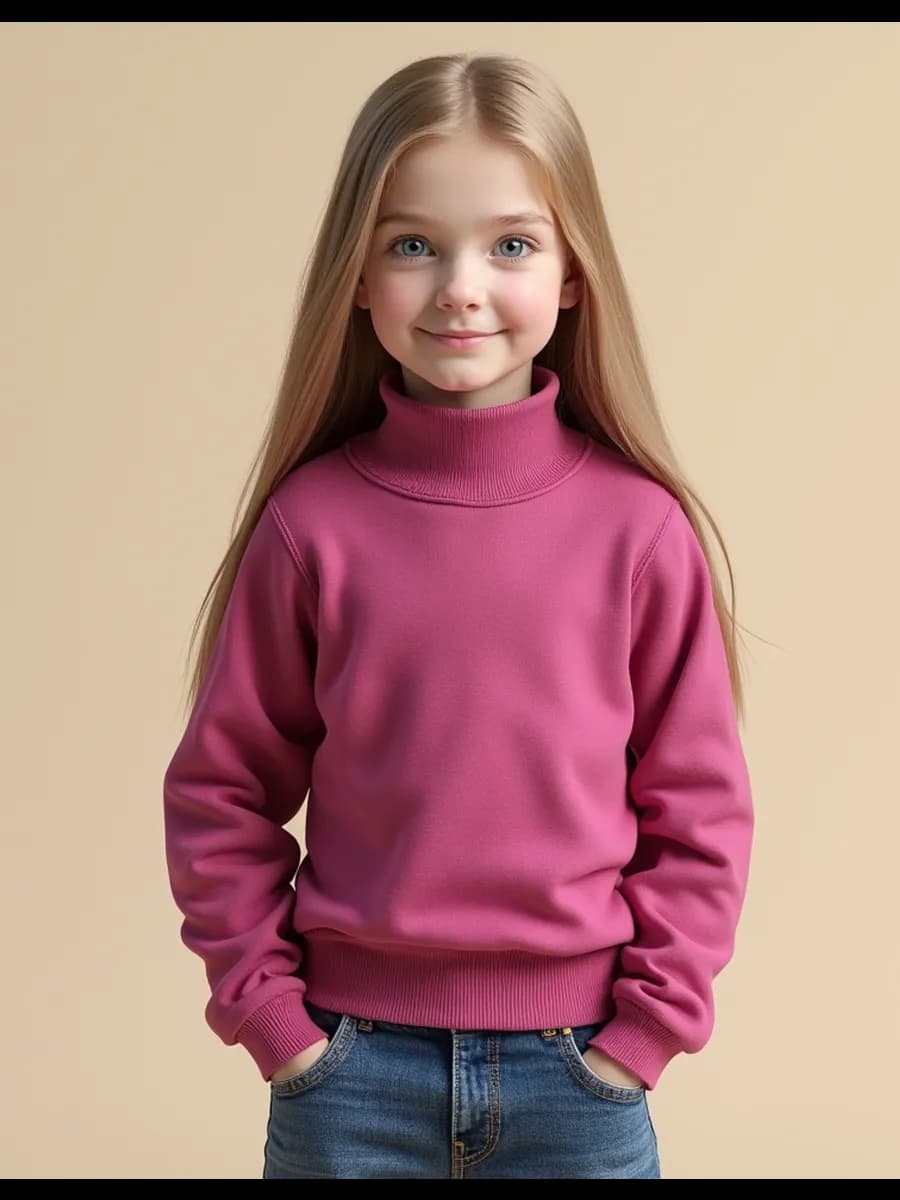 Водолазка 4 - 10 лет врубчик без начеса