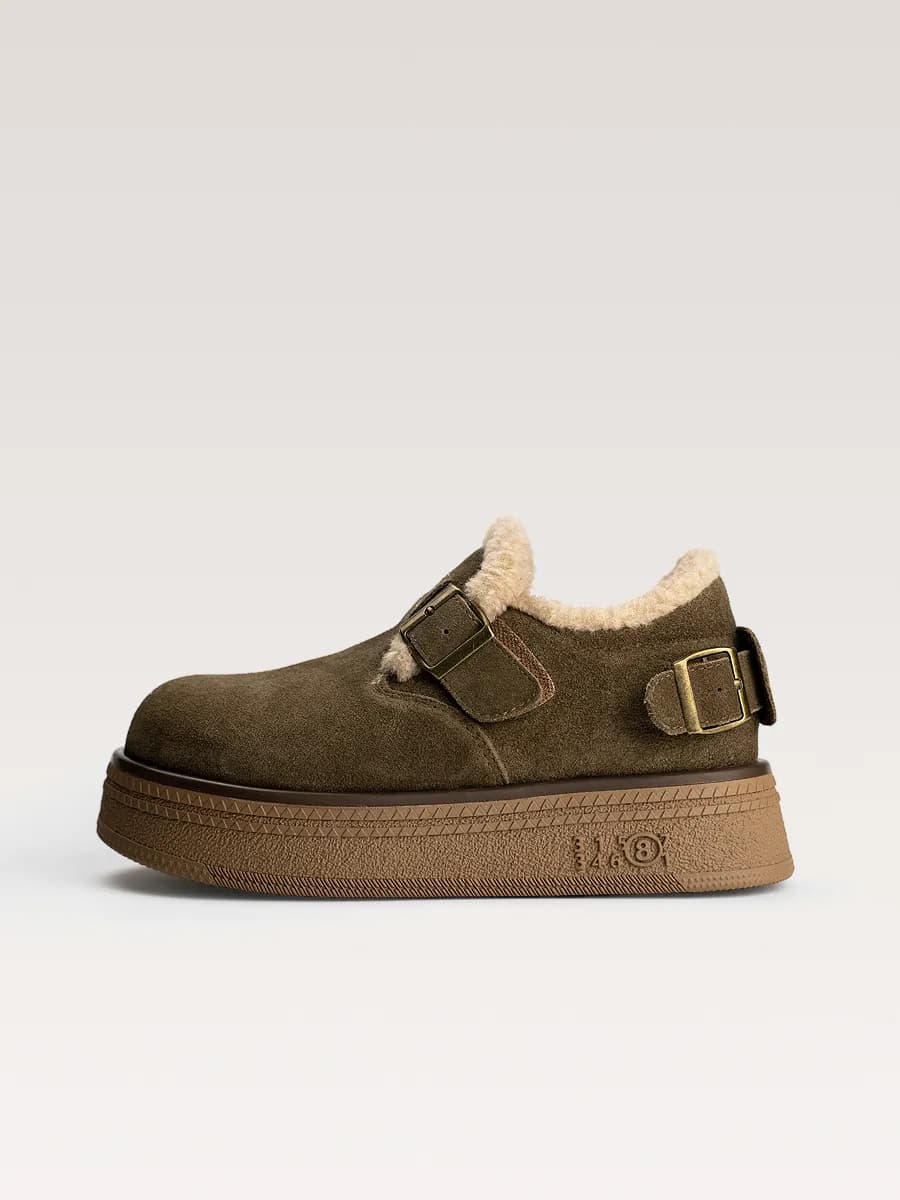 Угги короткие натуральная замша полуботинки