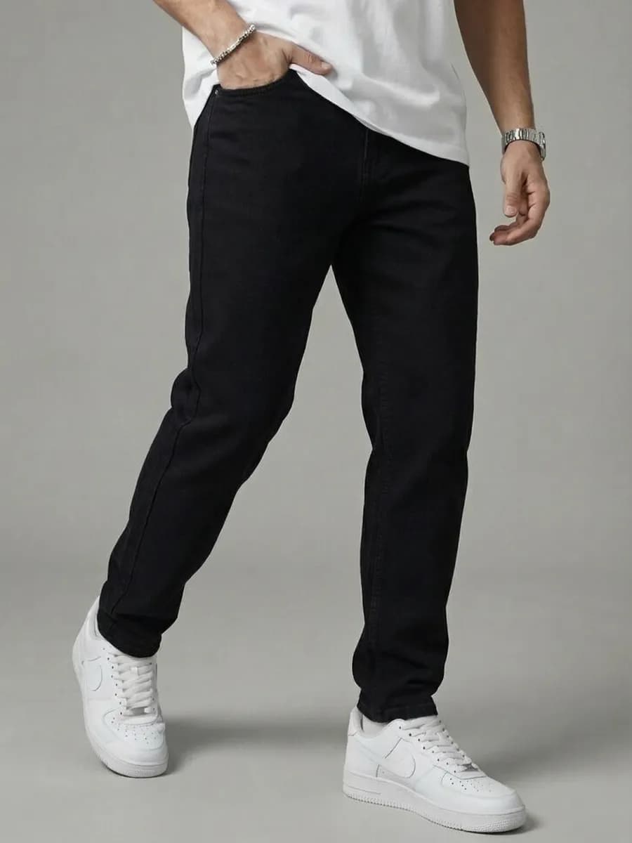 Джинсы бананы зауженные