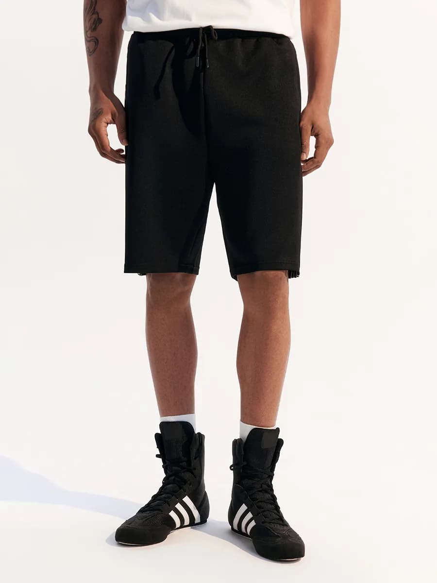 Шорты спортивные с лампасами