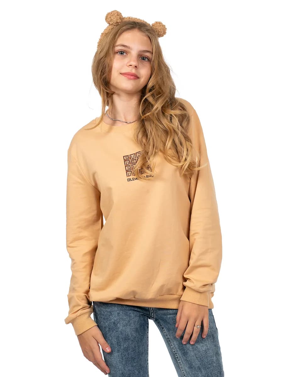 Свитшот оверсайз школьный для девочки подростка - фото 1