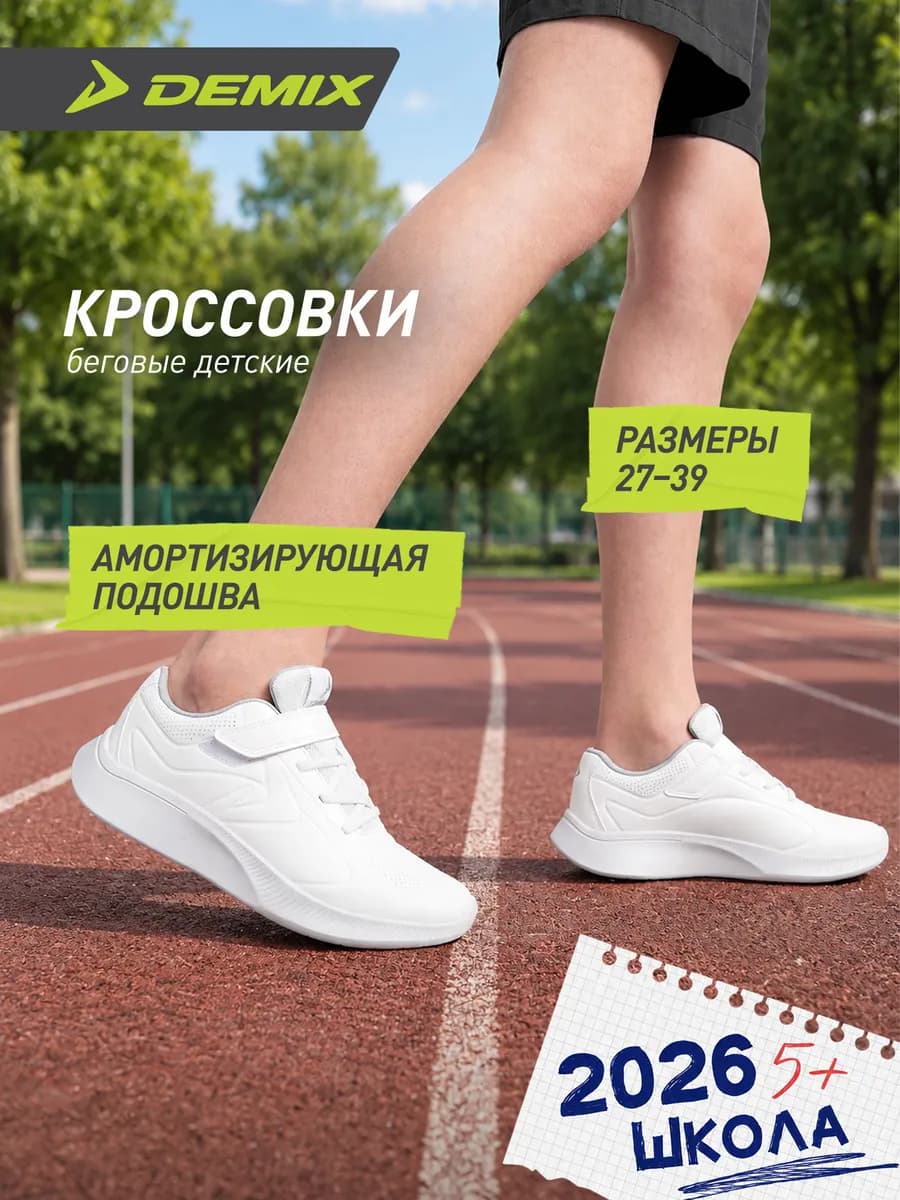 Кроссовки спортивные для мальчиков белые на липучках эва