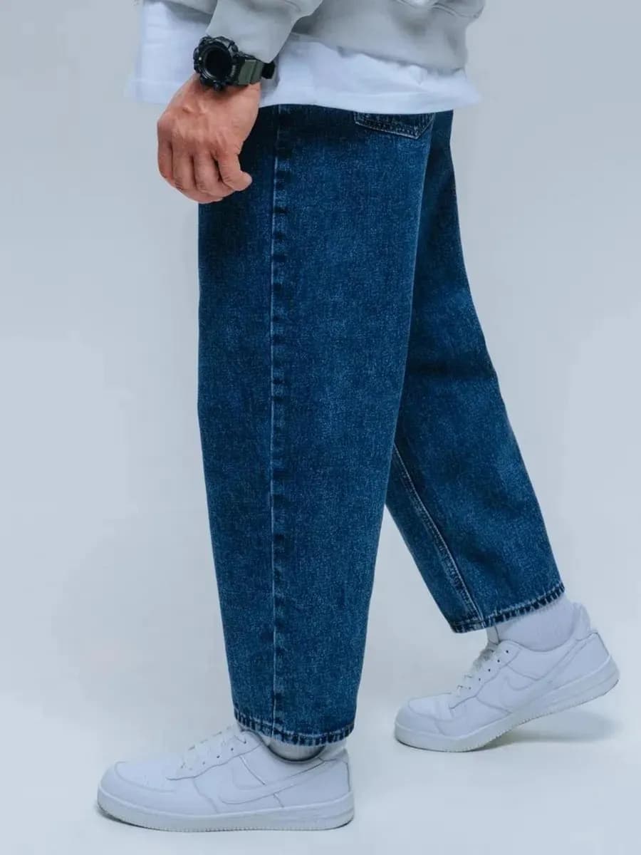 Джинсы бананы широкие