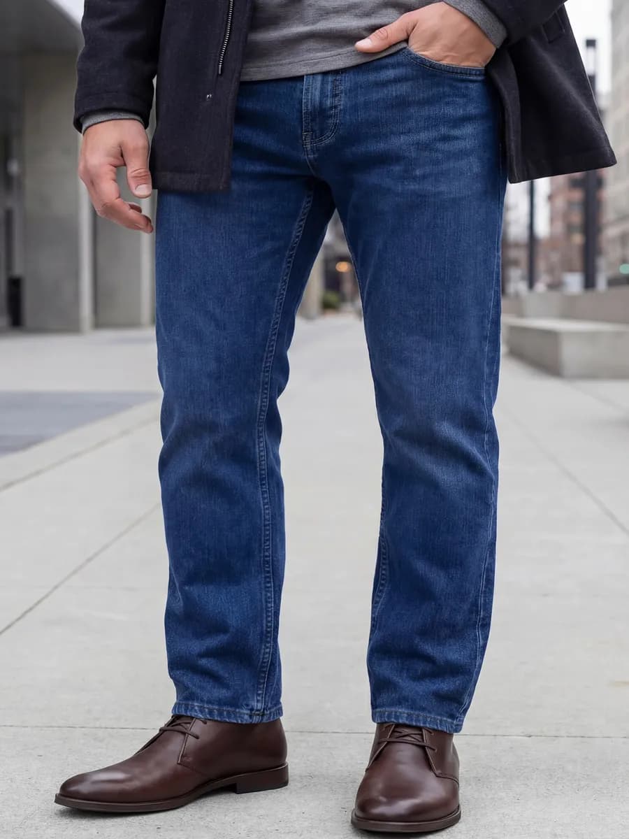 Джинсы прямые классические