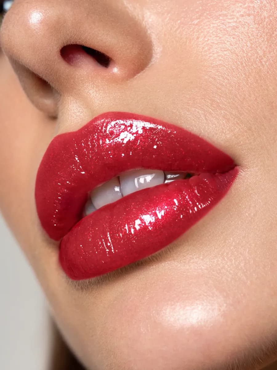 Блеск для губ с блестками