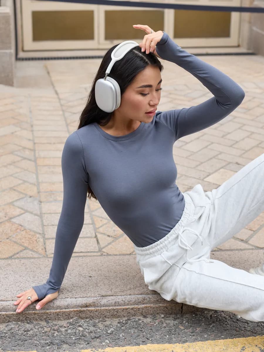 Боди с длинным рукавом