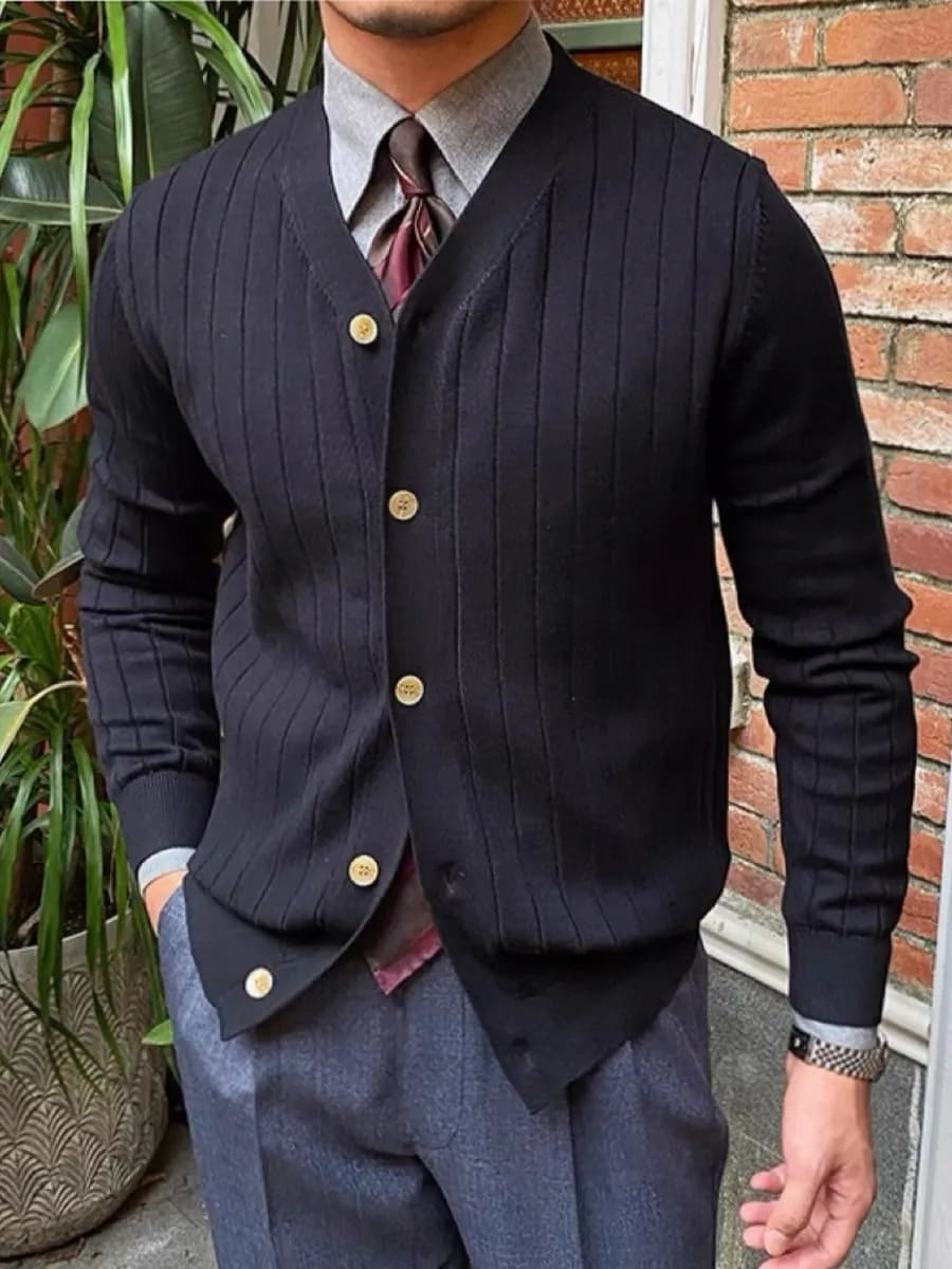 Кардиган мужской на пуговицах