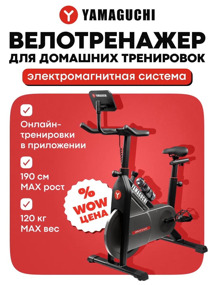Умный велотренажер для дома сайкл байк Fitness Bike Light