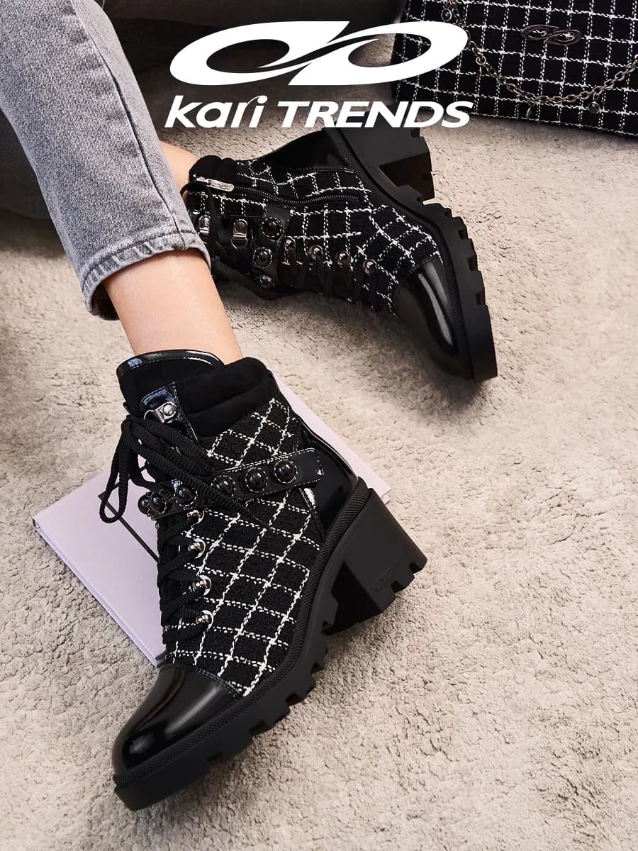 Твидовые ботильоны демисезонные на устойчивом каблуке