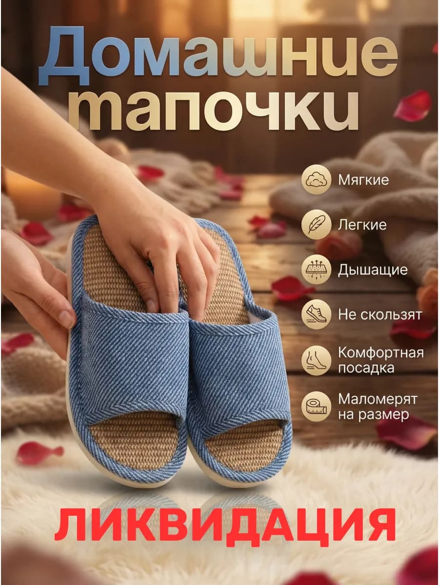 Тапочки домашние