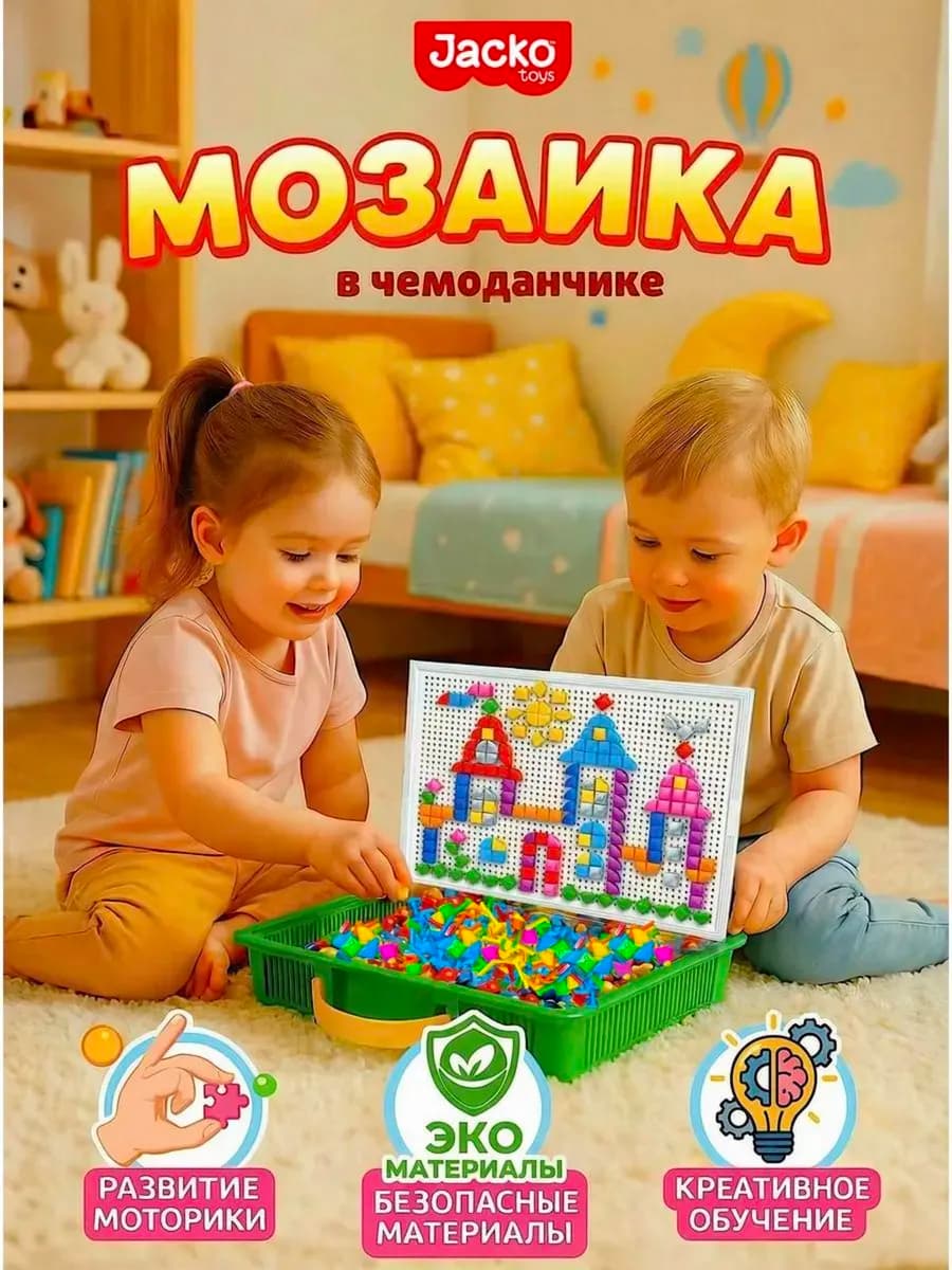 Мозаика для малышей крупная Развивающая игра для детей