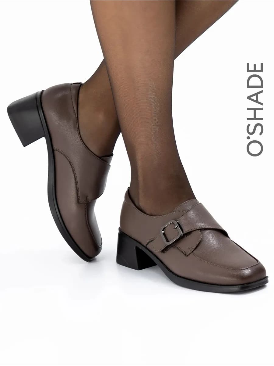 Туфли коричневые женские