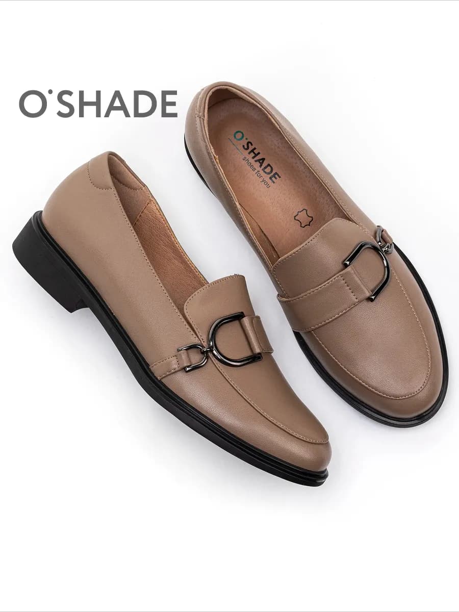 Лоферы женские натуральная кожа - фото 1