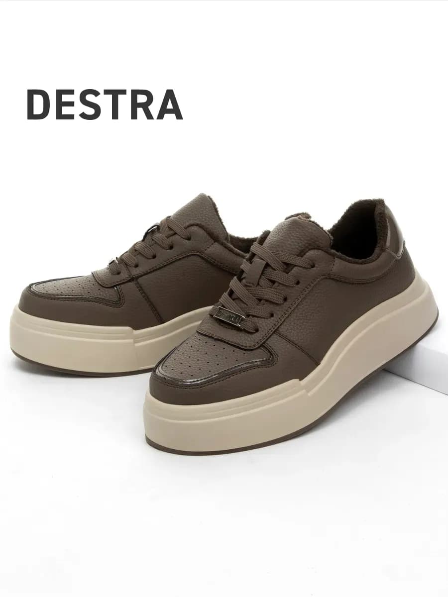 Кеды женские коричневые натуральная кожа