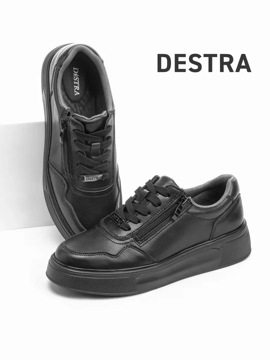 Кеды черные женские натуральная кожа