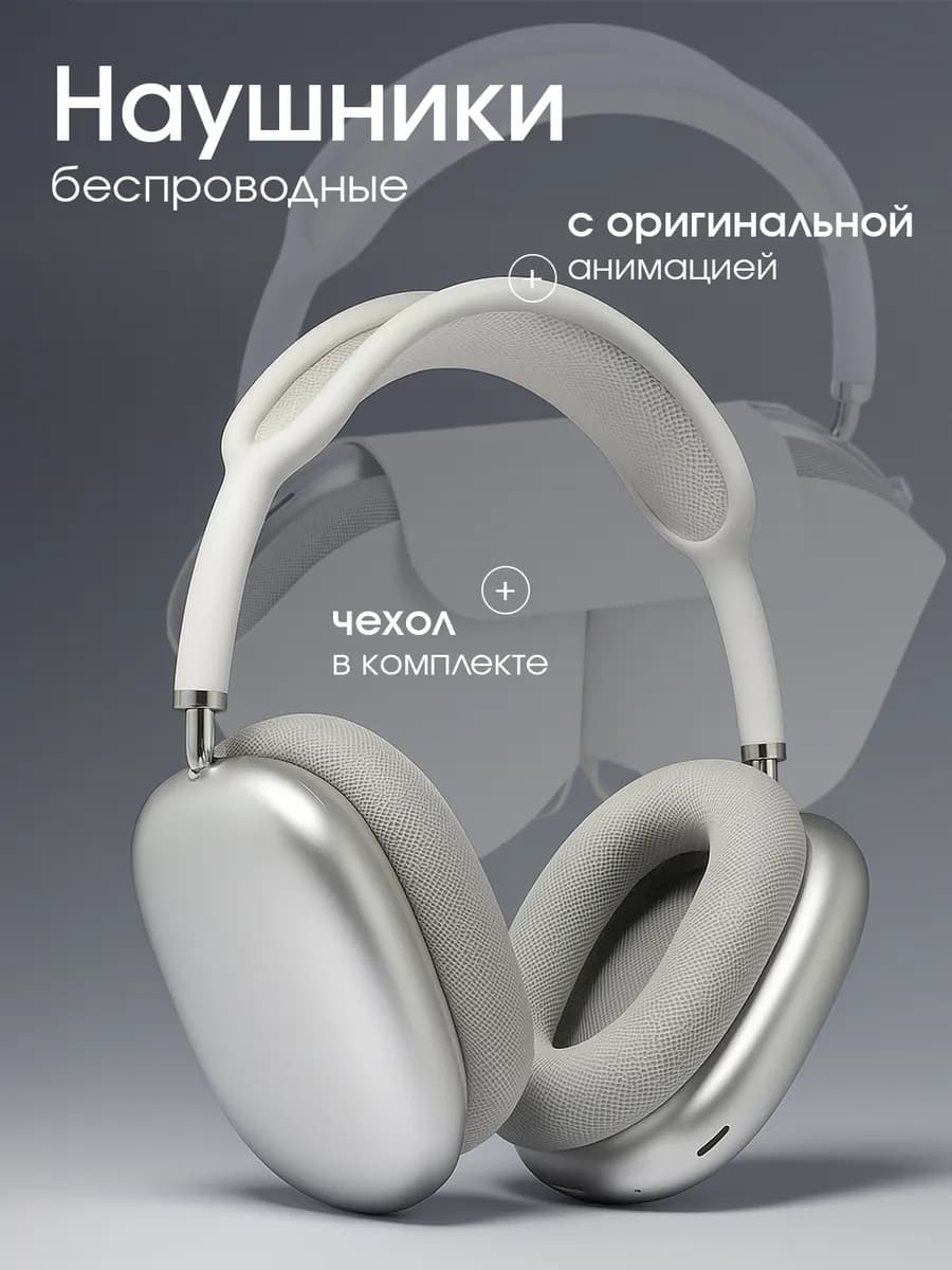 Наушники беспроводные большие совместимы с AirPods MAX