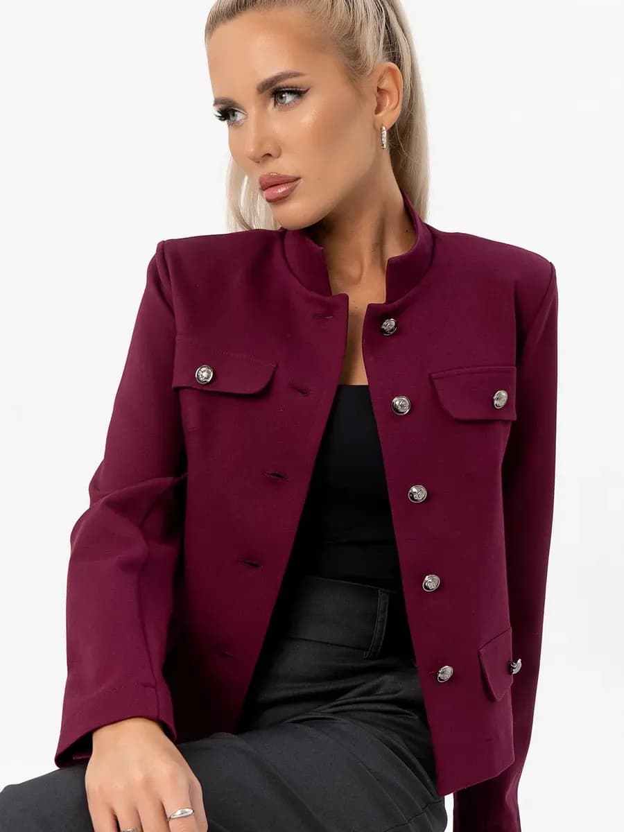 Пиджак жакет укороченный old money - фото 1