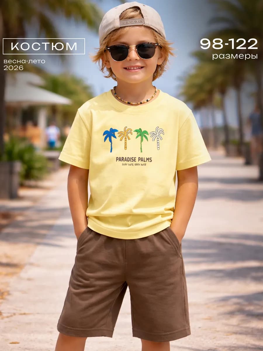 Костюм для мальчика с шортами