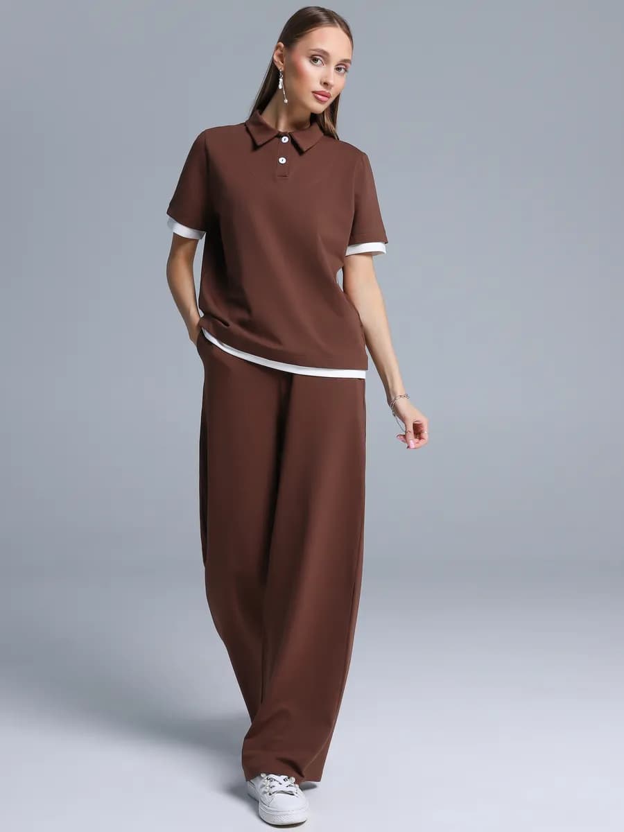 Костюм летний с брюками