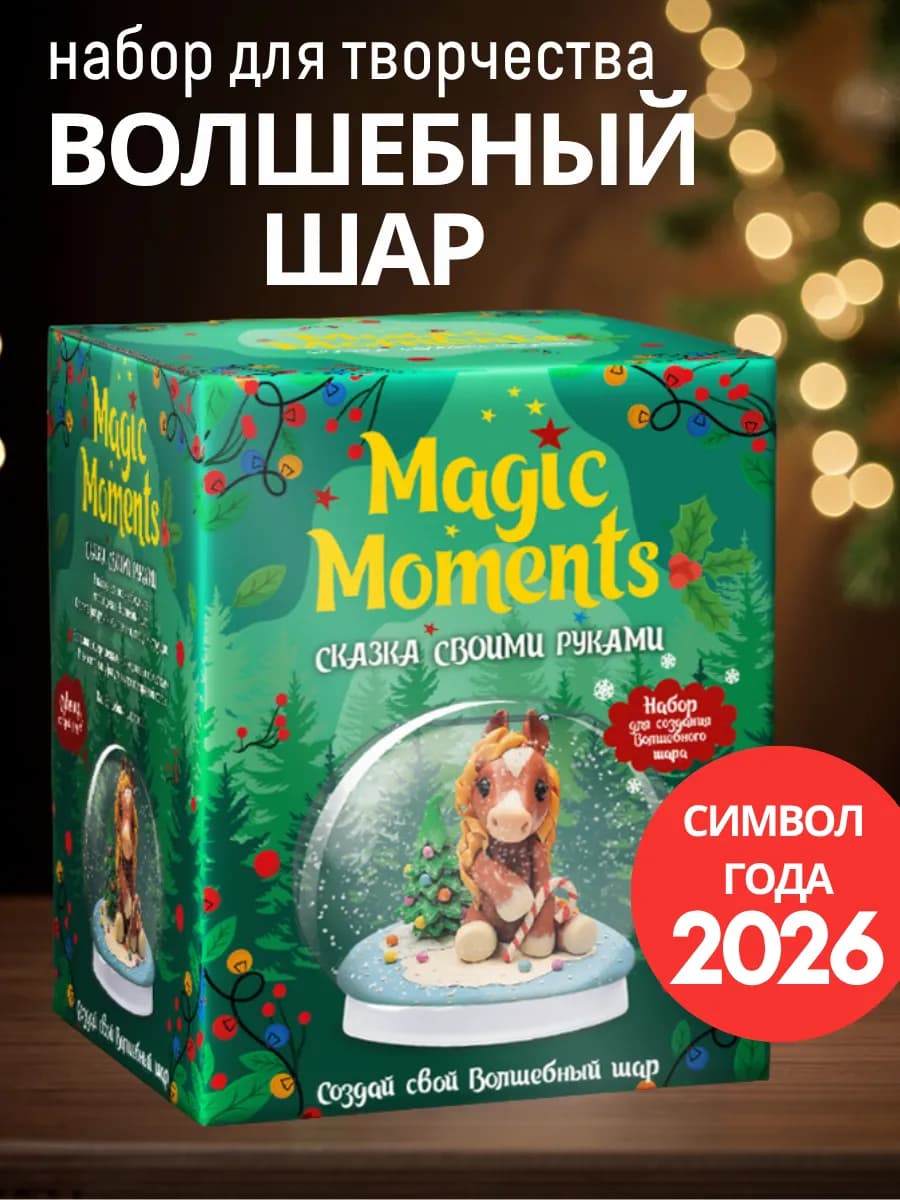 Символ нового года 2026 Лошадь набор для творчества и лепки