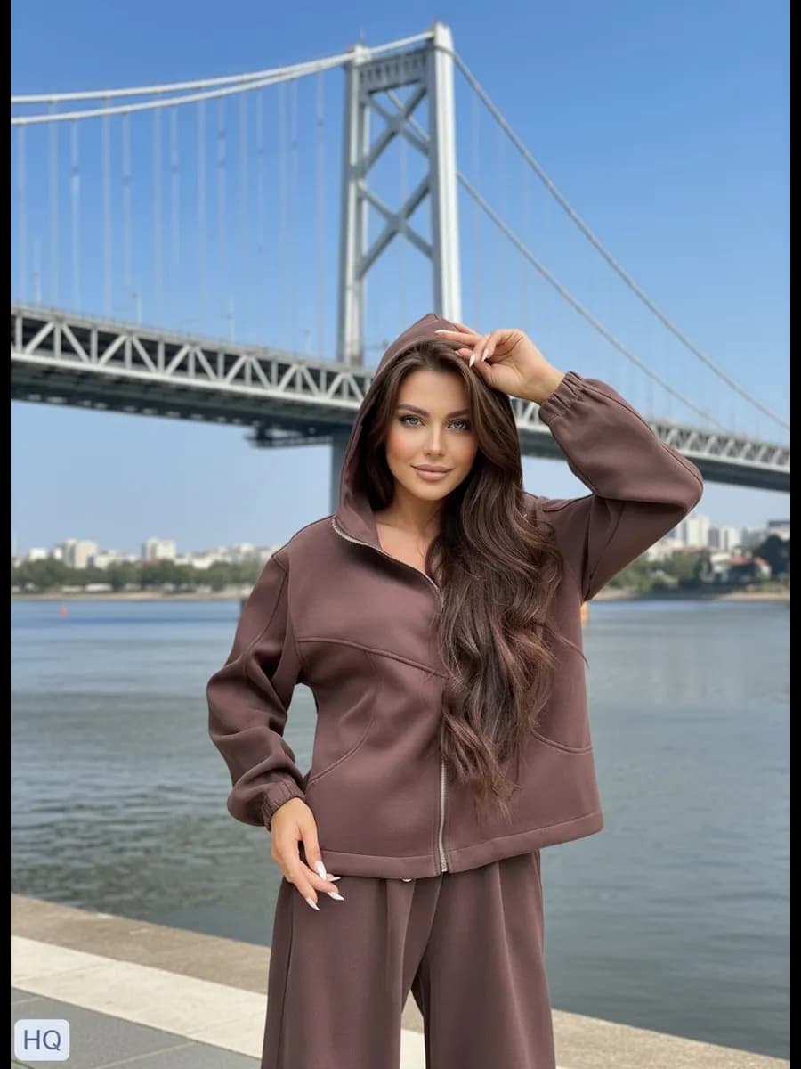 Спортивный костюм с капюшоном - фото 1