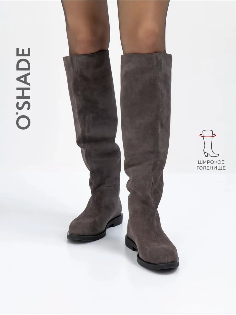 Сапоги трубы женские демисезонные - фото 1