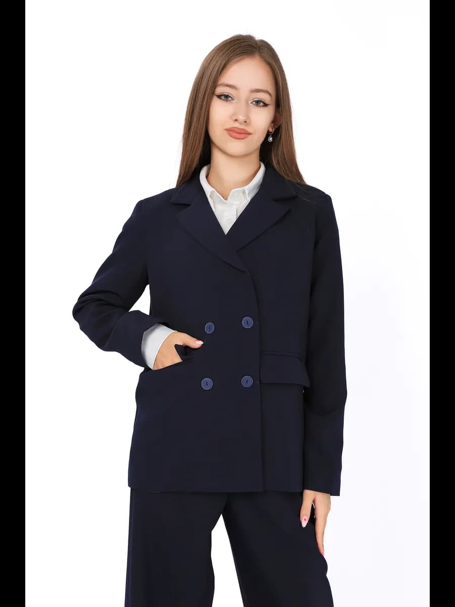 Пиджак оверсайз жакет школьный