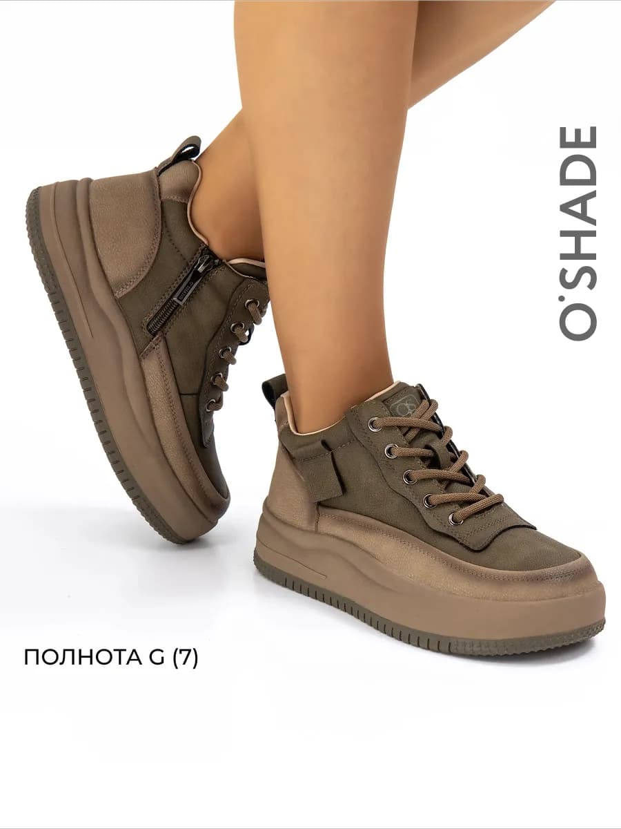 O'SHADE Ботинки женские демисезонные без каблука