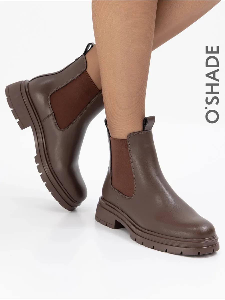 Челси женские демисезонные коричневые