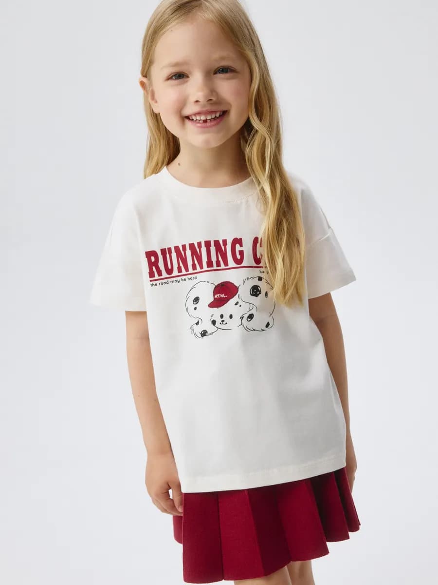 Футболка хлопковая с принтом