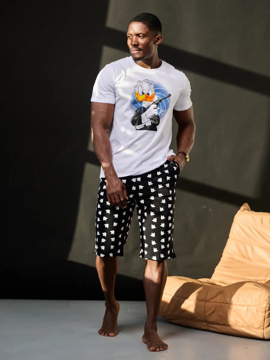 Мужская пижама с шортами