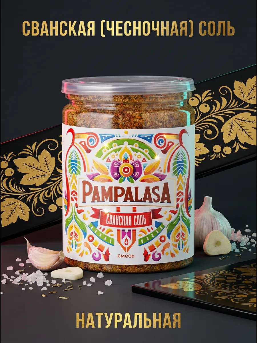 Сванская (чесночная) соль, натуральная, 300 грамм