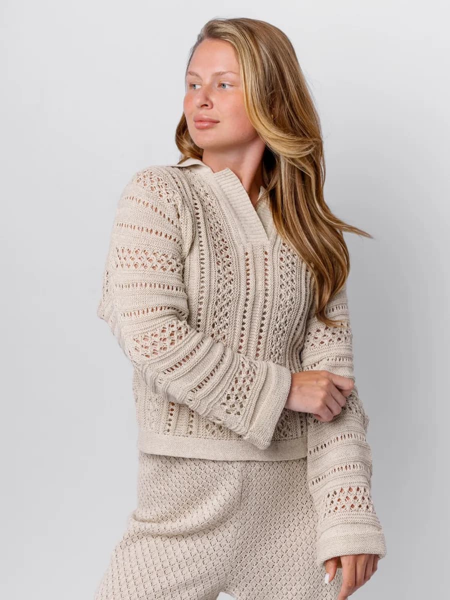 Джемпер женский вязаный