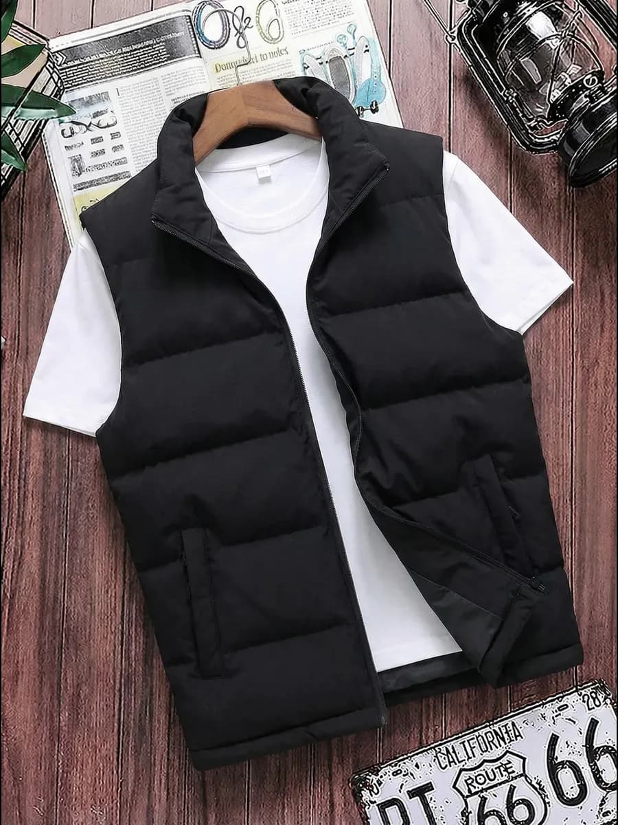 Жилет безрукавка утепленная с карманами