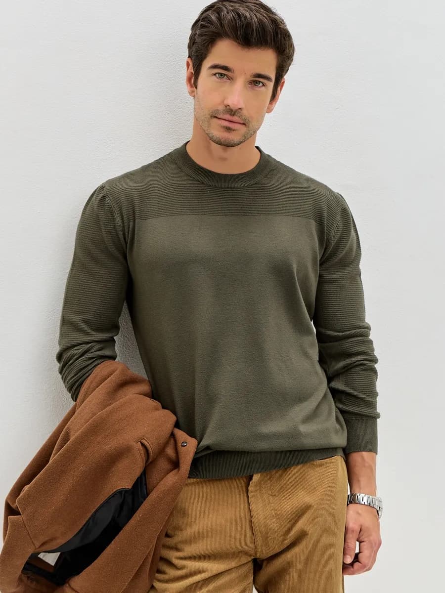 Джемпер вязаный классический