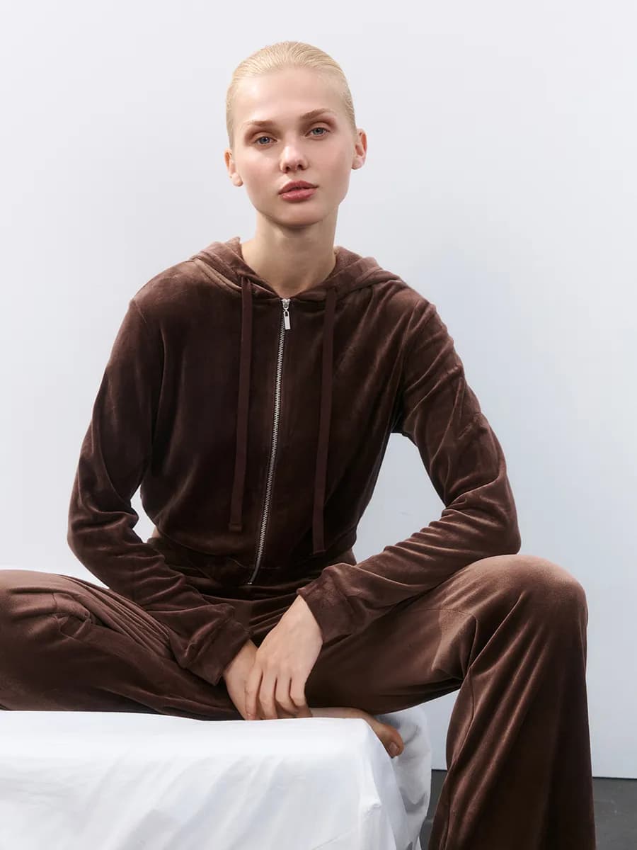 Толстовка домашняя из велюра