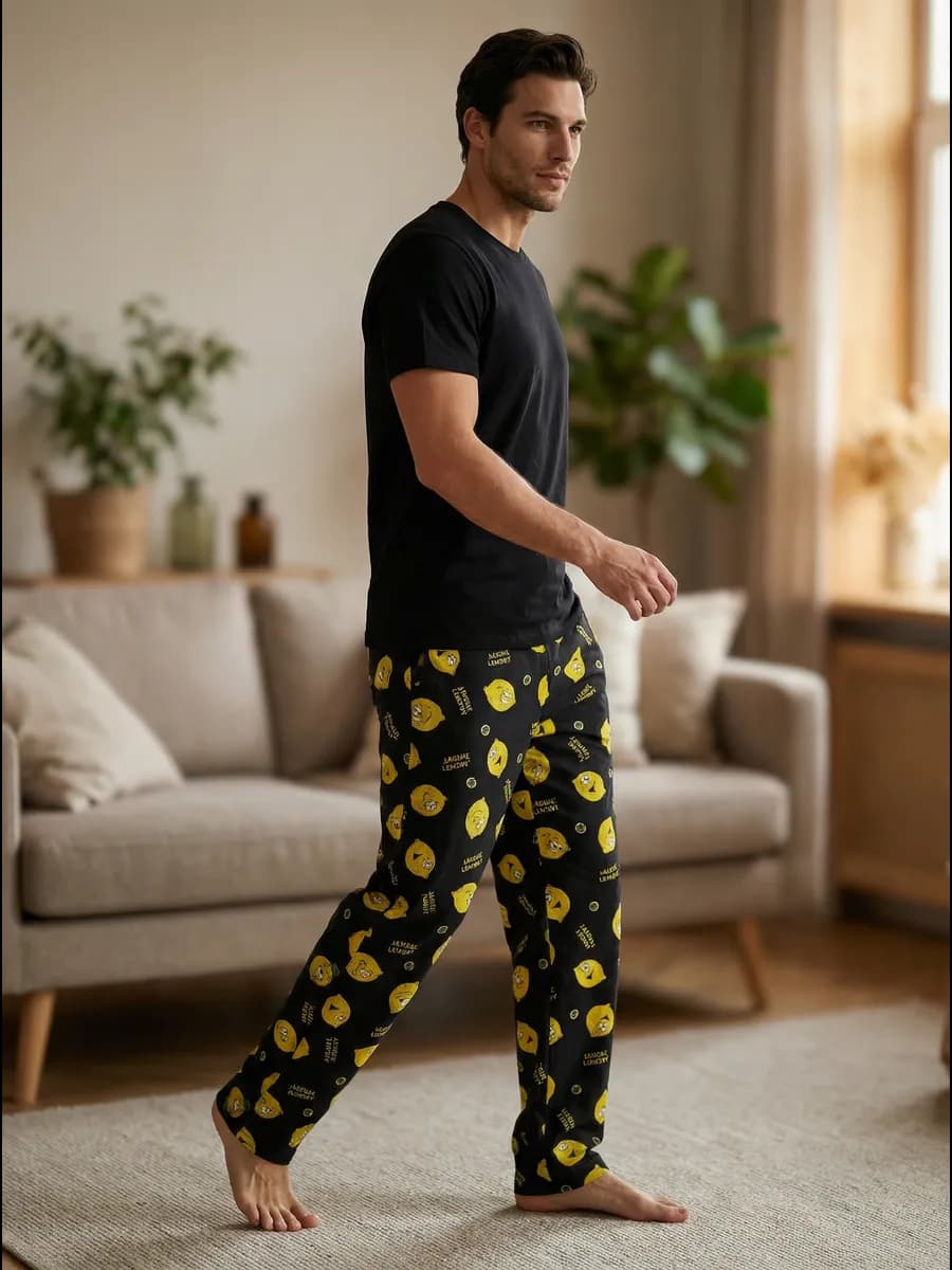 Штаны домашние с лимонами