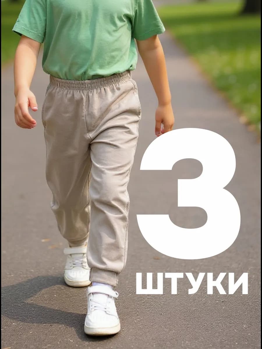 Штаны в садик набор 3 штуки