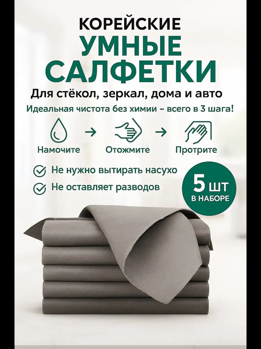 Корейские салфетки Оригинал