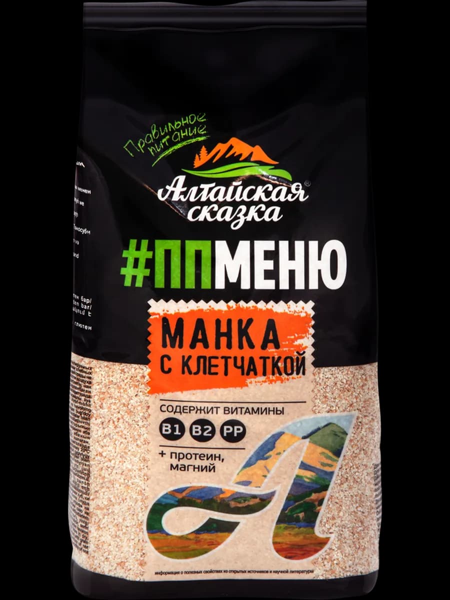 Крупа манная с клетчаткой, 550г