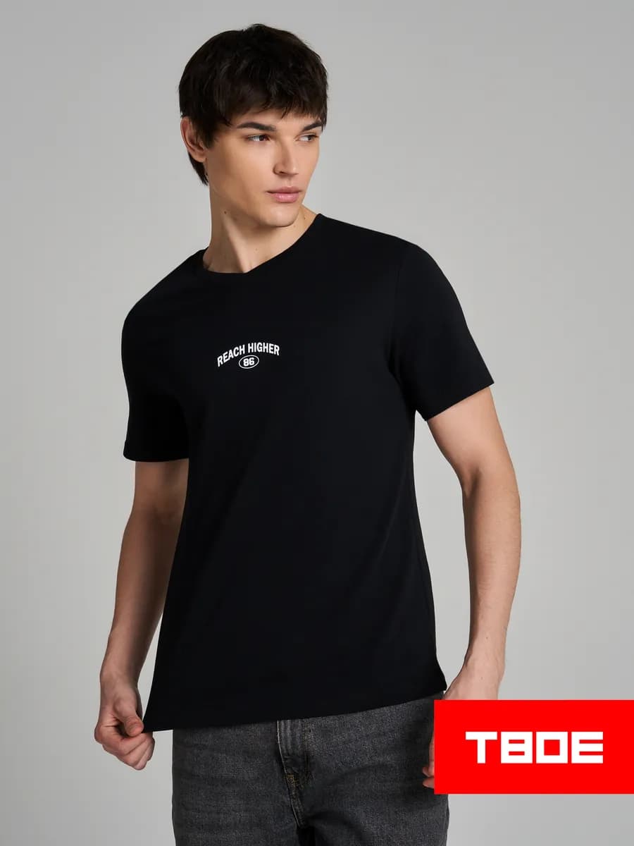 Футболка хлопковая с принтом