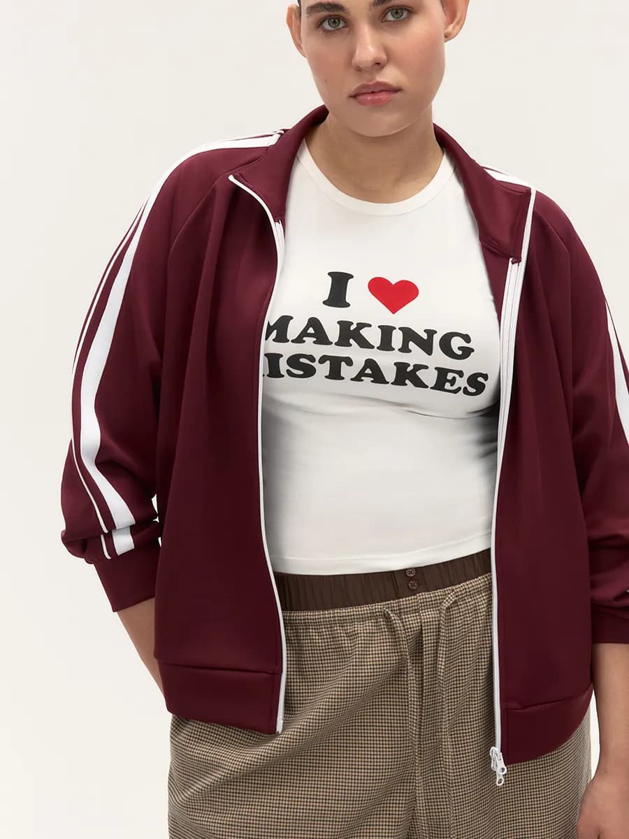 PLUS SIZE Футболка топ больших размеров с надписью