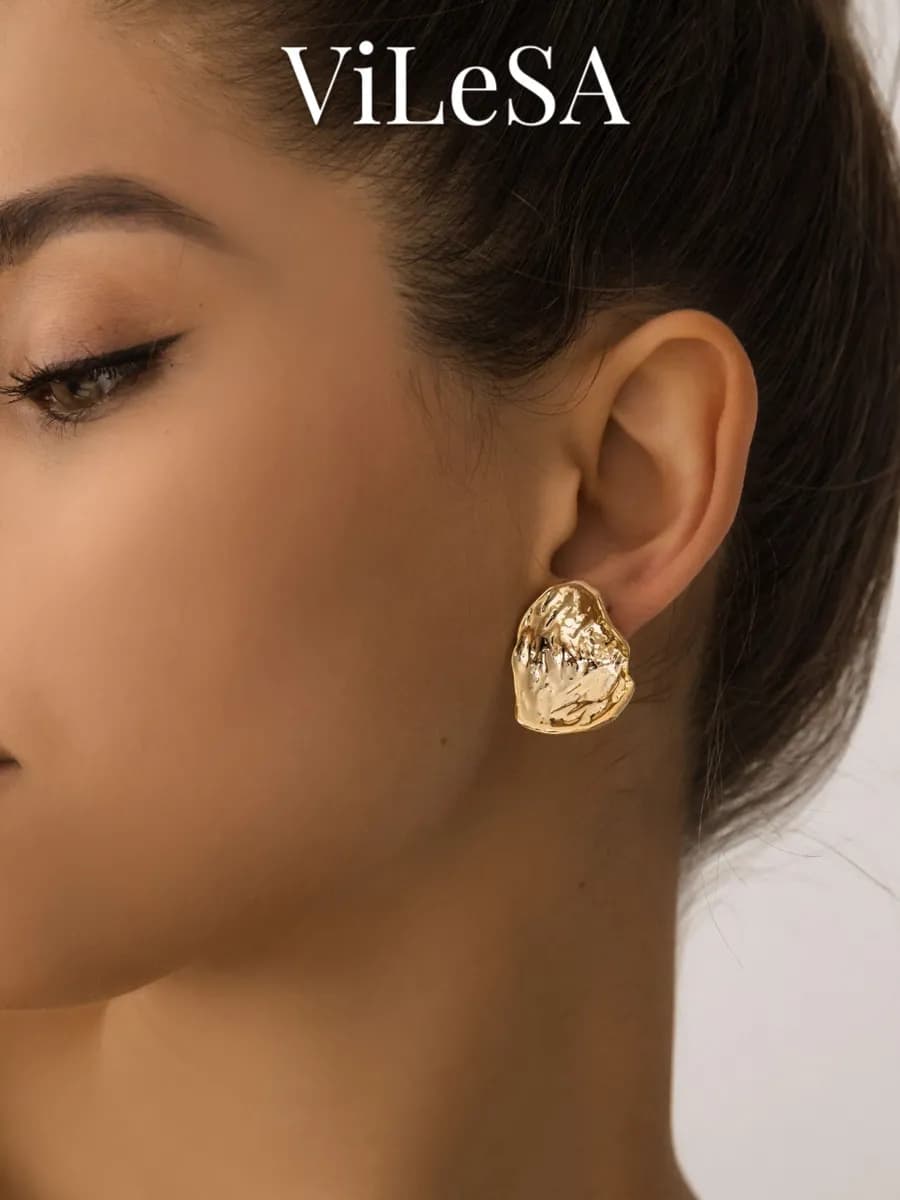 Серьги бижутерия большие повседневные крупные вечерние