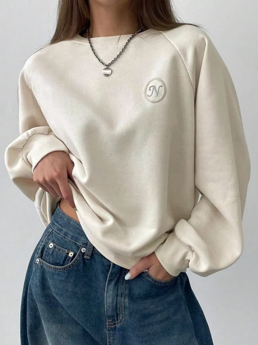 Свитшот базовый оверсайз